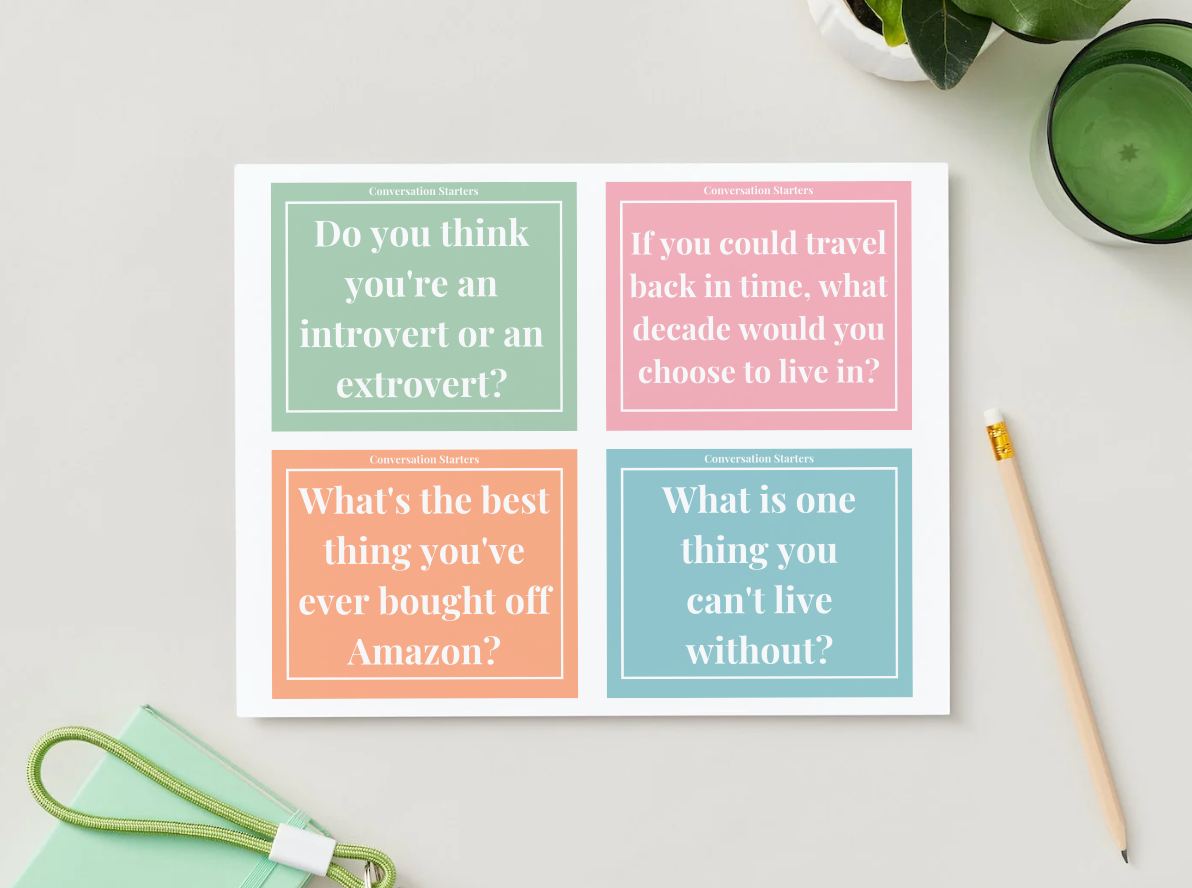 Set 2: Purpose & Positivity Conversation Starters